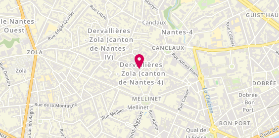 Plan de Pinel Patrick & Régis, 36 Rue Ville en Bois, 44100 Nantes