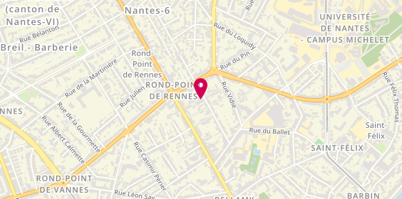 Plan de Les Vélectriciens - Electricien Nantes, 35 Bis Rue de la Ville Aux Roses, 44000 Nantes