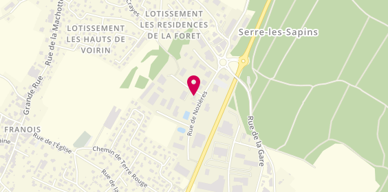 Plan de C.D Electricite Generale, 6 Rue des Nozières, 25770 Serre-les-Sapins