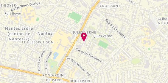 Plan de Jfl Electricite, 13 Avenue Mon Repos, 44300 Nantes
