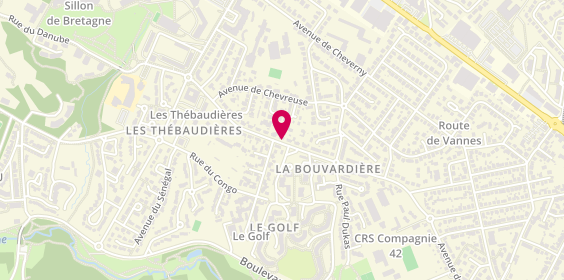 Plan de BOUVILLE Christophe, 50 avenue des Naudières, 44800 Saint-Herblain