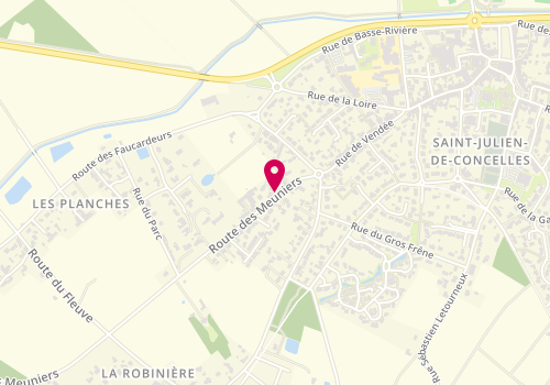 Plan de Fabelec, 16 Meuniers, 44450 Saint-Julien-de-Concelles