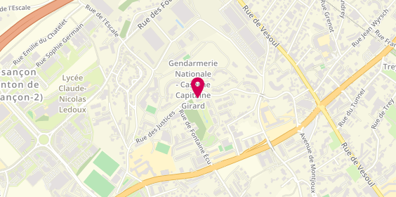Plan de Cédric Ganard, 45 Rue Justices, 25000 Besançon