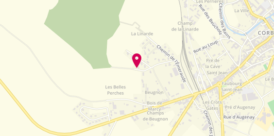 Plan de GUENOT Raphaël, 12 Chemin Bois Nartaud, 58800 Corbigny