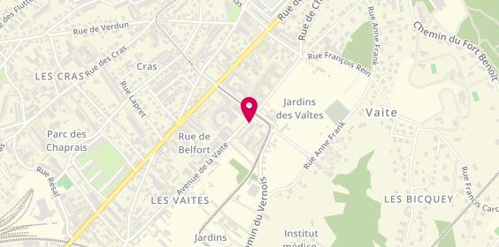Plan de DECLE Gilles Jean Louis, 56 Avenue Vaite, 25000 Besançon