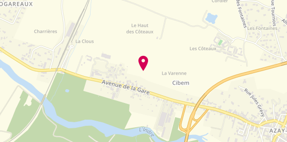 Plan de Top élec énergy, 28 Rue de Nisa, 37190 Azay-le-Rideau