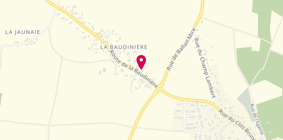 Plan de MAIA José, 5 Route de la Baudinière, 37260 Artannes-sur-Indre