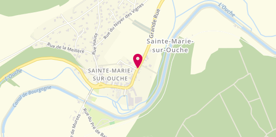 Plan de Dce-21, 296 Grande Rue, 21410 Sainte-Marie-sur-Ouche