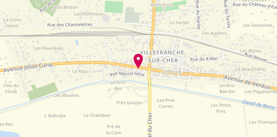 Plan de Gouge&Fils, 6 avenue Joliot Curie, 41200 Villefranche-sur-Cher