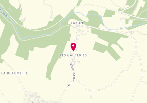 Plan de GILOT Patrice, Saint Lambert du Lattay Lieu-Dit Gauterie, 49750 Val-du-Layon