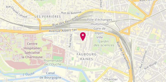 Plan de Mon Electricien Dijon, 82 Rue Faubourg Raines, 21000 Dijon