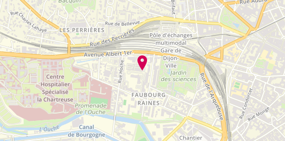 Plan de So Nergie, Espace Grevin
82 Rue du Faubourg Raines, 21000 Dijon