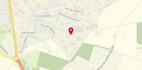 Plan de BERNIER Electricité Plomberie, parc Activités Villejames
4 Rue de Brehany, 44350 Guérande