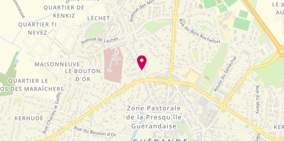 Plan de DESBOIS Gilles, 8 Route de Mesquer, 44350 Guérande