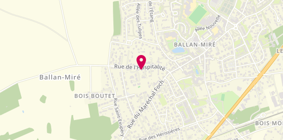 Plan de Ballan électricité - dépannage, 18 Bis Rue de l'Hospitalité, 37510 Ballan-Miré