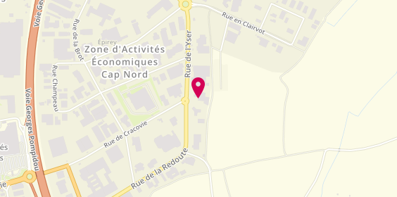 Plan de Artémis Génie Electrique Maintenance, 2 Rue de l'yser, 21850 Saint-Apollinaire