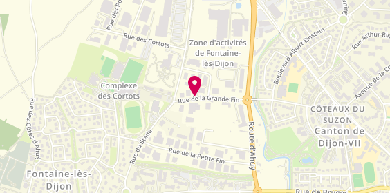 Plan de Gestech Electricité, 5 Rue Grande Fin, 21121 Fontaine-lès-Dijon