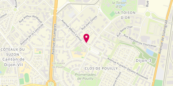 Plan de Pasteur & Fils, 4 avenue Albert Camus, 21000 Dijon