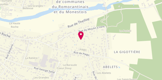 Plan de Pro Multi Services, 35 Rue du Moulin à Vent, 41200 Romorantin-Lanthenay