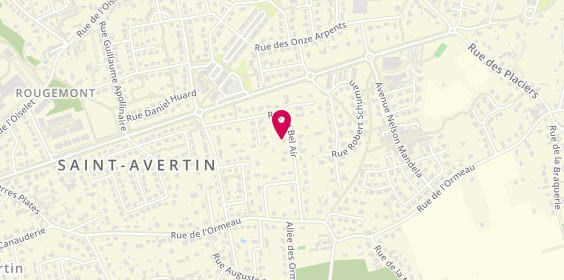 Plan de Etablissement Bouche Lucien Michel, 21 Rue de Bel Air, 37550 Saint-Avertin