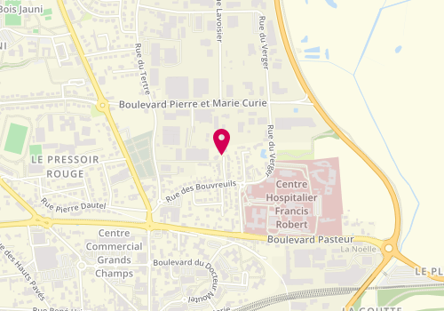 Plan de Kobact Services, 95 Rue des Alouettes, 44150 Ancenis-Saint-Géréon