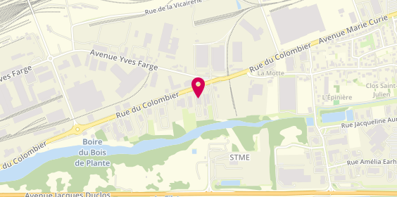 Plan de Repartim, 61 Rue du Colombier Zone Industrielle Les
Rue des Yvaudières, 37700 Saint-Pierre-des-Corps