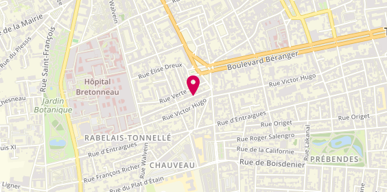 Plan de Rouselle, 24 Rue François Arago, 37000 Tours