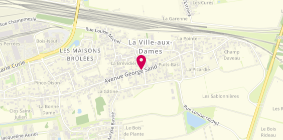 Plan de Vintech Technology, 1 Rue Adrienne Lecouvreur, 37700 La Ville-aux-Dames