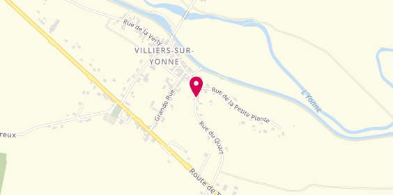 Plan de Christophe Rousseau, 13 Rue du Quartier, 58500 Villiers-sur-Yonne