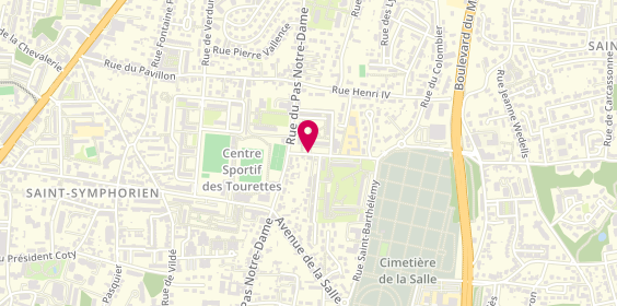 Plan de MAITRE Fabrice, 9 Rue de l'Oratoire, 37100 Tours