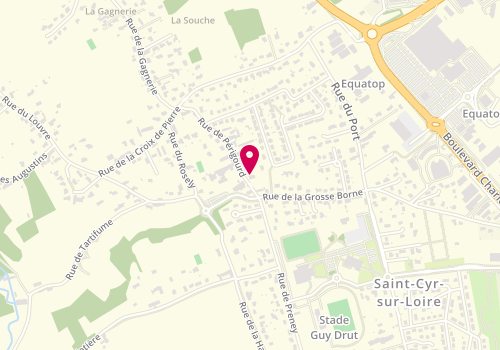 Plan de Seth, 7 Rue de Perigourd, 37540 Saint-Cyr-sur-Loire