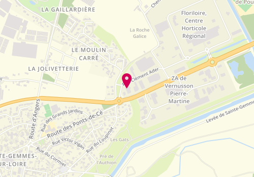Plan de DANGER David, 7 Rue Clément Ader, 49130 Sainte-Gemmes-sur-Loire