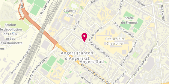 Plan de MENOU Christophe, 32 Rue Prevoyants de l'Avenir, 49000 Angers