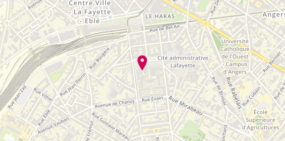 Plan de Domelek, 2 place la Fayette, 49000 Angers
