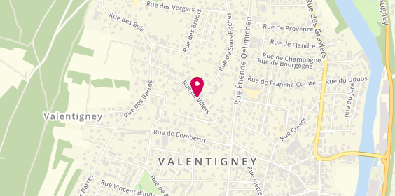 Plan de Doubs Elec, 26 Rue Villers, 25700 Valentigney