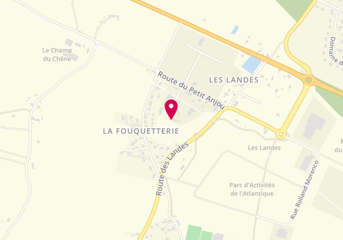 Plan de Philippe BENOIT électricité, 7 impasse des Robinières, 49170 Saint-Léger-de-Linières