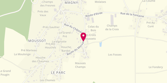 Plan de BACHELIN Didier, 19 Ter Route du Morvan, 89200 Magny