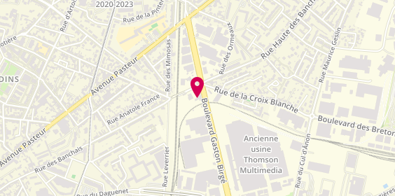 Plan de Proxiserve, 18 Boulevard Gaston Birgé, 49100 Angers