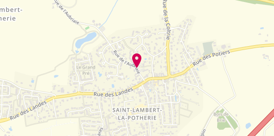 Plan de PAYRAUDEAU Marie, 9 Rue de l'Aubriaie, 49070 Saint-Lambert-la-Potherie