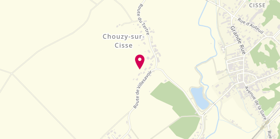 Plan de HUET Thierry, 6 Route de Villesavoir, 41150 Chouzy-sur-Cisse