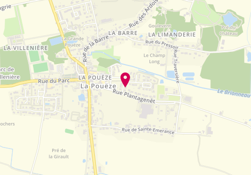 Plan de Mserv'Elec, 2 Rue des Fauvettes, 49370 Erdre-en-Anjou