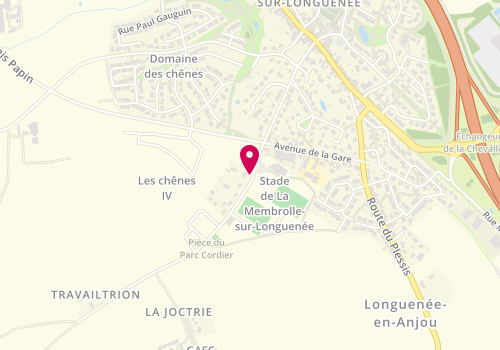 Plan de RICHE William, La Membrolle Sur Longuenee 20 Avenue Stade, 49770 Longuenée-en-Anjou