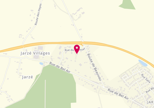 Plan de Fabrice Guillou, Jarze
14 Zone Artisanale du Cormier, 49140 Jarzé-Villages