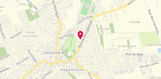 Plan de Hemmerlin Electricité, 41 Rue de Bourgfelden, 68220 Hégenheim