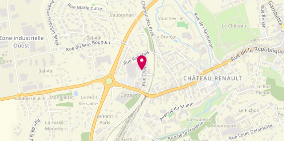 Plan de Edélec 37, 11 Rue Chaptal, 37110 Château-Renault