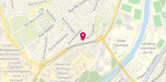 Plan de BONNEAU FRANCK FABIEN CLAUDE, 27 Rue Charles Gounod, 68200 Mulhouse