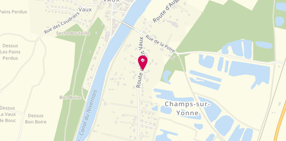 Plan de BUREAU Christophe, 46 Route de Petit Vaux, 89290 Champs-sur-Yonne