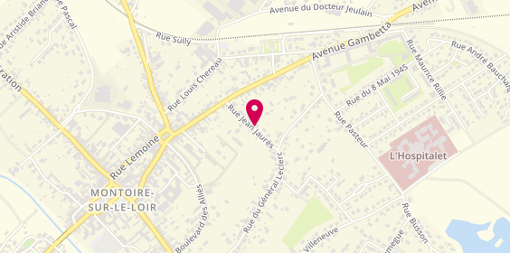 Plan de BOULAY Daniel, 11 Rue Jean Jaurès, 41800 Montoire-sur-le-Loir