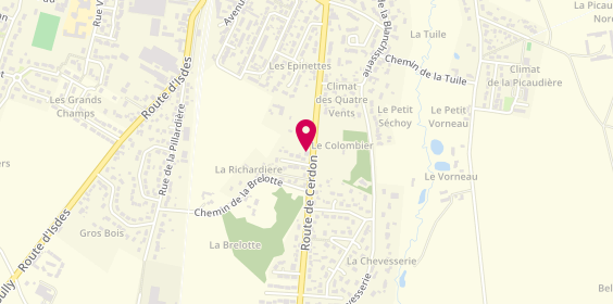 Plan de Mario Pinto, 76 Route de Cerdon, 45600 Sully-sur-Loire