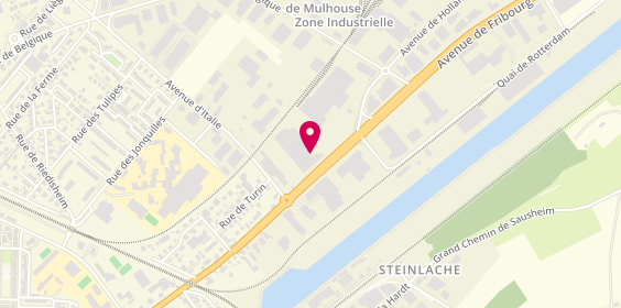 Plan de Sovec Entreprises Agence Mulhouse, 35 avenue d'Italie, 68110 Illzach